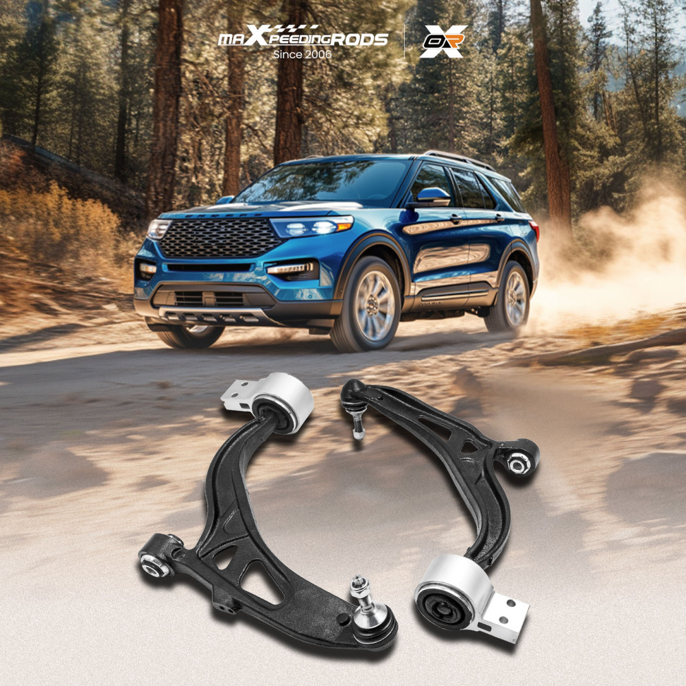 Pair Front Lower Control Arm w/Ball Joint For 2011-2019 compatible for Ford Explorer V6 3.5L