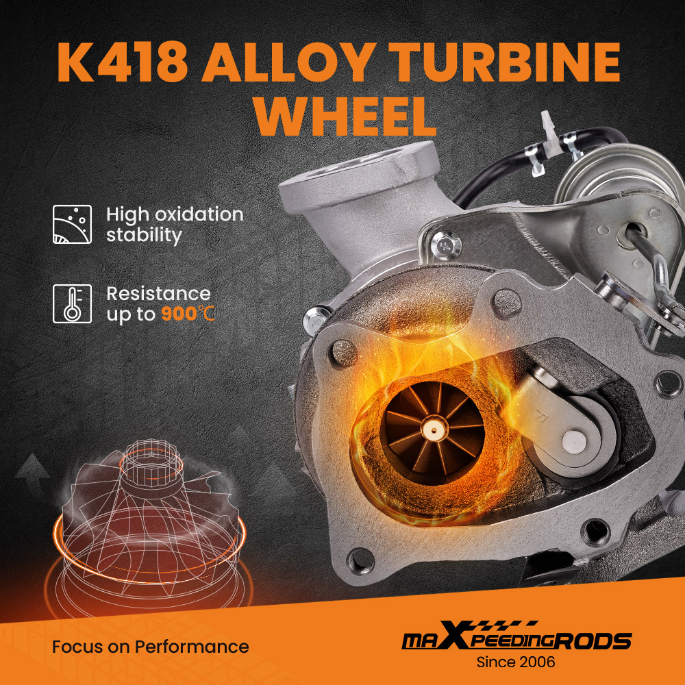 RHF5 RHF5H VF40 Turbo Turbocharger compatible for Subaru Legacy GT Outback XT 2.5 L 2005-09