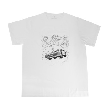 Vintage Cars Palm Trees Graphic T-Shirt for Car Culture Enthusiasts Breathable, Size XL