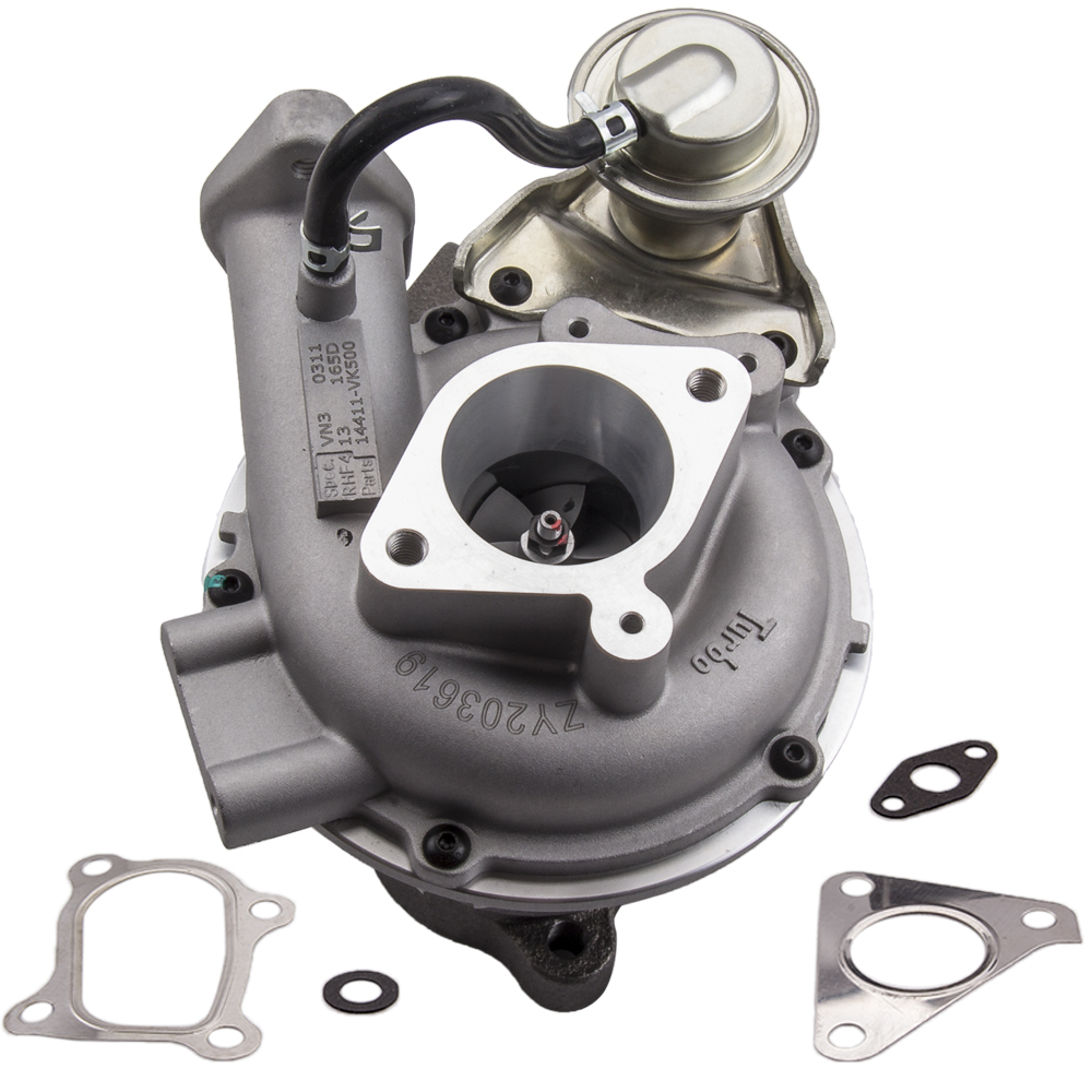 Turbocompresseur ATT compatible pour Nissan Navara 2.5 DI 133 HP VN3 14411-VK500 Tune TURBO