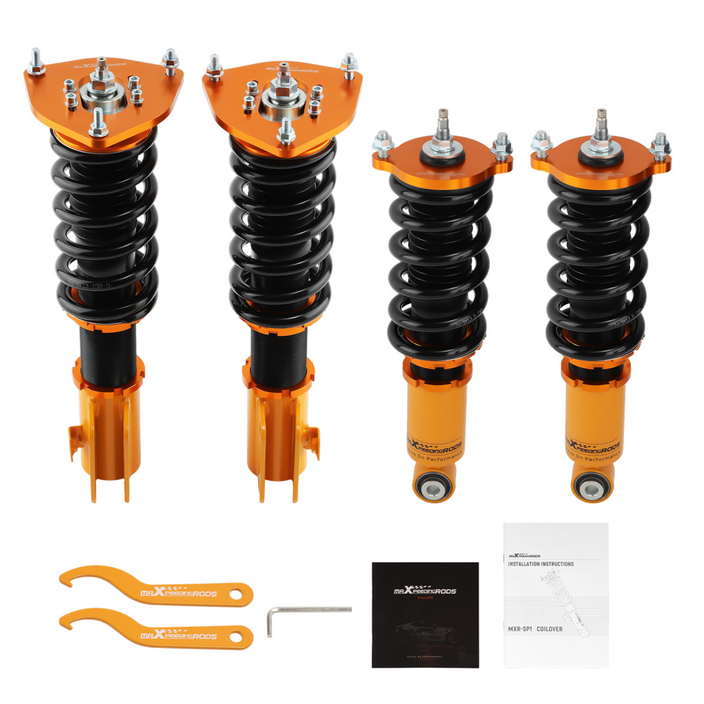 24 Way Adjustable Damper Coilover compatible for Subaru Liberty BE Sedan 2000-2004 Absorber