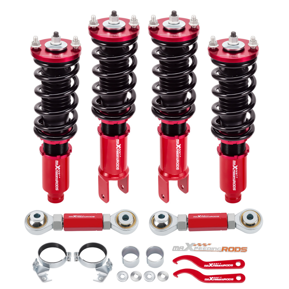 CoiloversRear Toe Arms compatible for Honda Civic 92-00 compatible for Acura Integra 94-01 Shock Kit