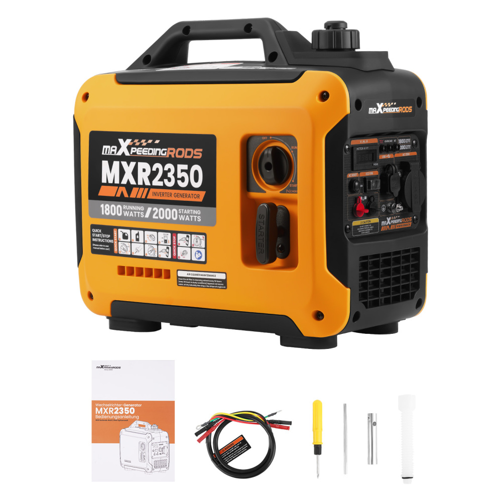 2000W Groupe électrogène Inverter à lessence 230V générateur silencieux camping