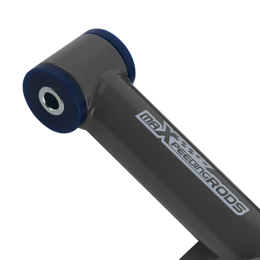 4Pcs Rear UpperLower Tubular Control Arms compatible for Ford Mustang 1979-2004 Gray