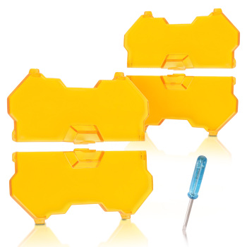 4x Light Cover Kit For maXpeedingrods 5 inch Round LED Driving Pods