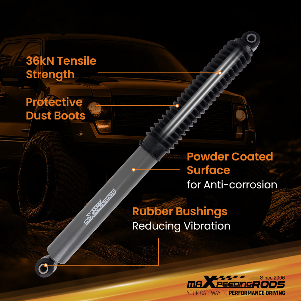 0-2.5 Lift G1 Rear Shock Absorbers compatible for Dodge Ram/Ram 1500 2WD/4WD 2002-23