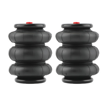 2x Sospensione pneumatica Triple Bellow 2600LBS for Light Duty compatibile per Mini-Trucks