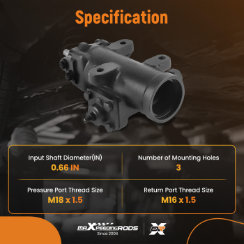 Complete Power Steering Gear Box Compatible For Chevrolet Avalanche Silverado 1500 27-8412