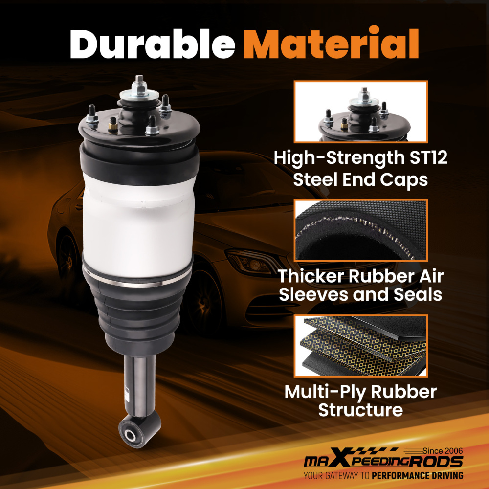 2x Rear Air Suspension Shock Absorber compatible for Land Rover Range Rover Sport 2006-2014