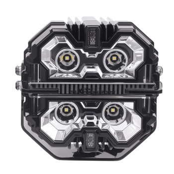 5 178W LED Driving Lights Spot Beam DRL For SUV 4X4 Truck compatible for White Amber 270° IP68