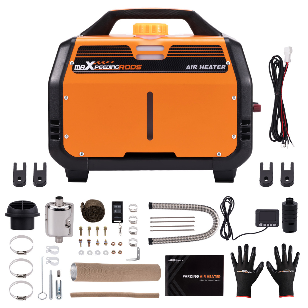 Aggiornato riscaldatore diesel aria LCD Bluetooth® 5KW 12V per camion camper caravan RV