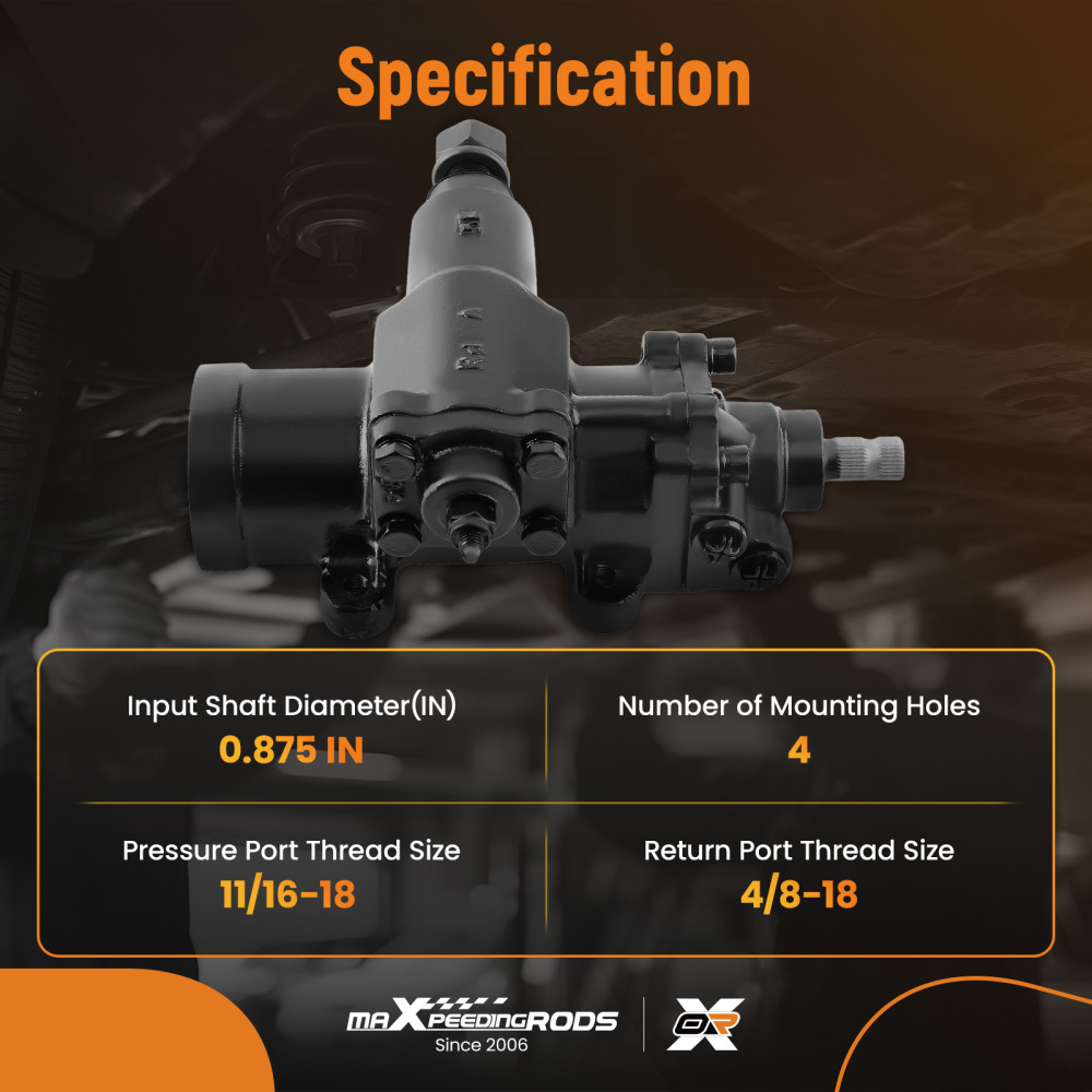 Power Steering Gear Box 27-6502 compatible for Cadillac DeVille Eldorado Fleetwood Calais