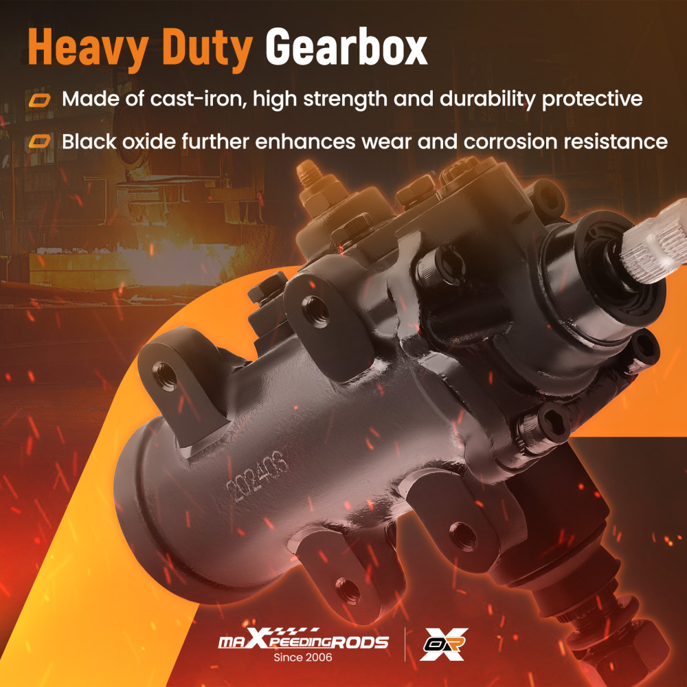 Power Steering Gear Box 27-6502 compatible for Cadillac DeVille Eldorado Fleetwood Calais