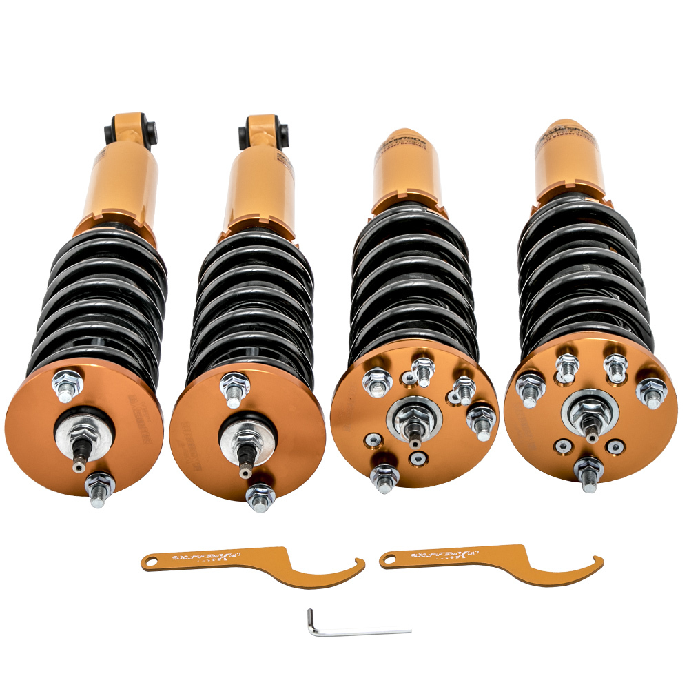 Compatible for Honda Accord VII 4-door sedan CM4/CM5/CM6 2003-2007 24 ways adjustable Damper Coilover Suspensions Lowering Kit