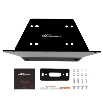 Winch Mounting Plate For 2012-25 compatible for Polaris Ranger XP 570 900 1000 Crew Heavy-Duty