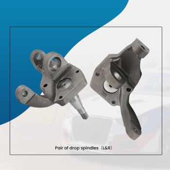 Pair 2.5 Drop Spindle compatibile per VW BUG 1966-1977 Ball Joint with Drum Brake