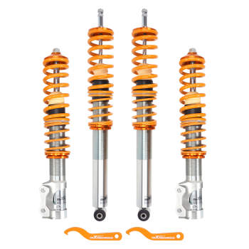 Coilover Coil Spring Over Struts Adjustable compatible for VW Golf MK2 MK3 Jetta MK2 Lowering Kit