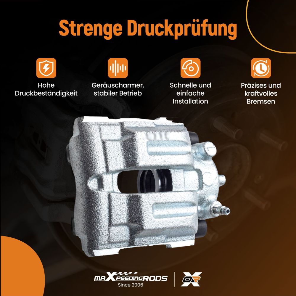 2pcs Front Brake Caliper compatible for BMW 3 Series 318i 320i 335i 330i 34216768697 / 8