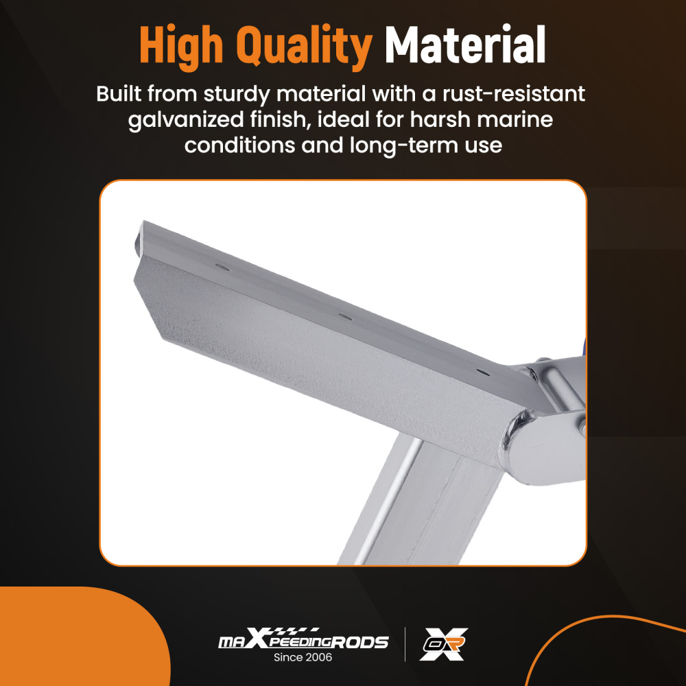 Adjustable Boat Trailer Winch Stand With Roller Universal Galvanized
