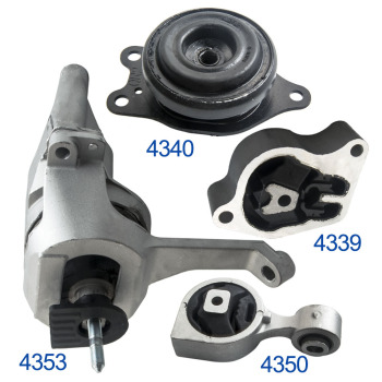 Compatible for Nissan Altima 2.5L Auto CVT 2008 - 2012 Set of 4 Engine Mount Transmission