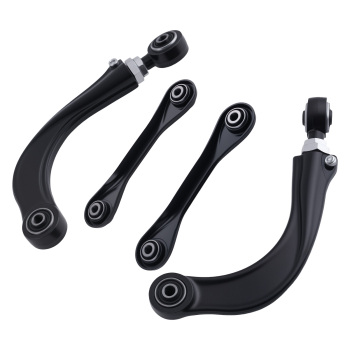 4x Rear Upper Lower Forward Control Arm compatible for Ford C-Max Focus compatible for Mazda 3 5 2004-2018