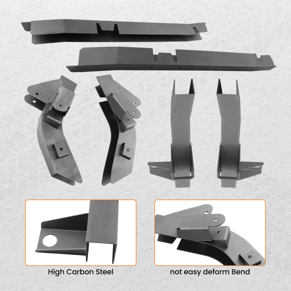 Frame Rust Repair Full Set Compatible For Jeep Wrangler TJ 97-2002 Heavy Duty steel