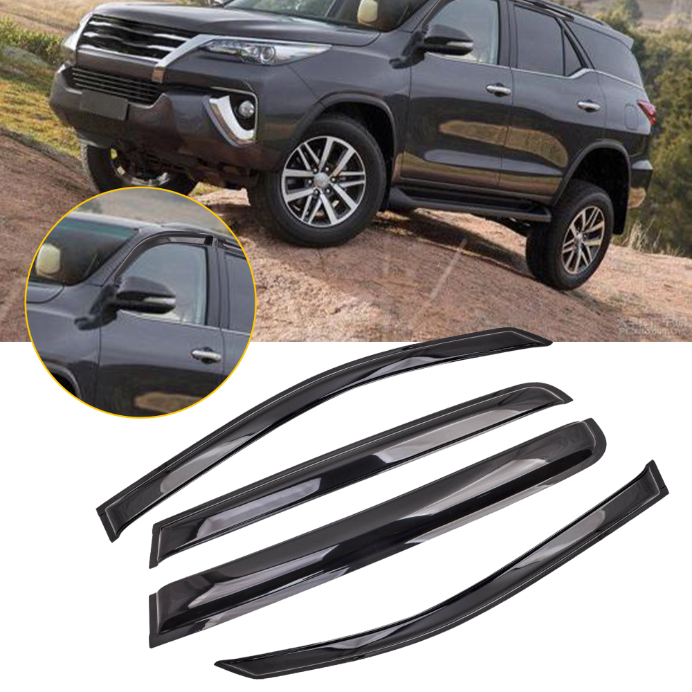 2005-2015 compatible for Toyota Hilux Weathershields Window Visor Weather Shield 4pcs
