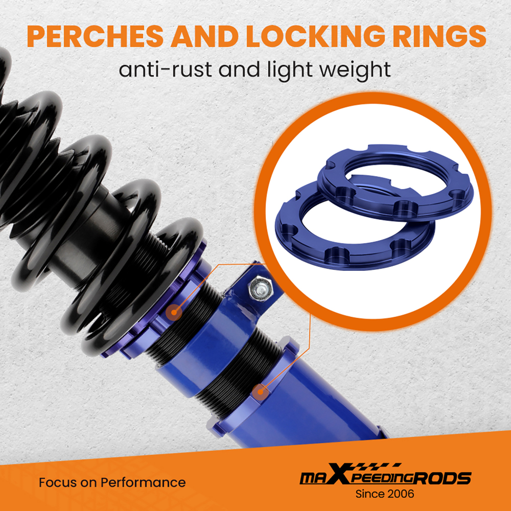 Coilover filettato Ammortizzatore compatibile per Toyota Corolla MK9 E12 E13 2003-2008