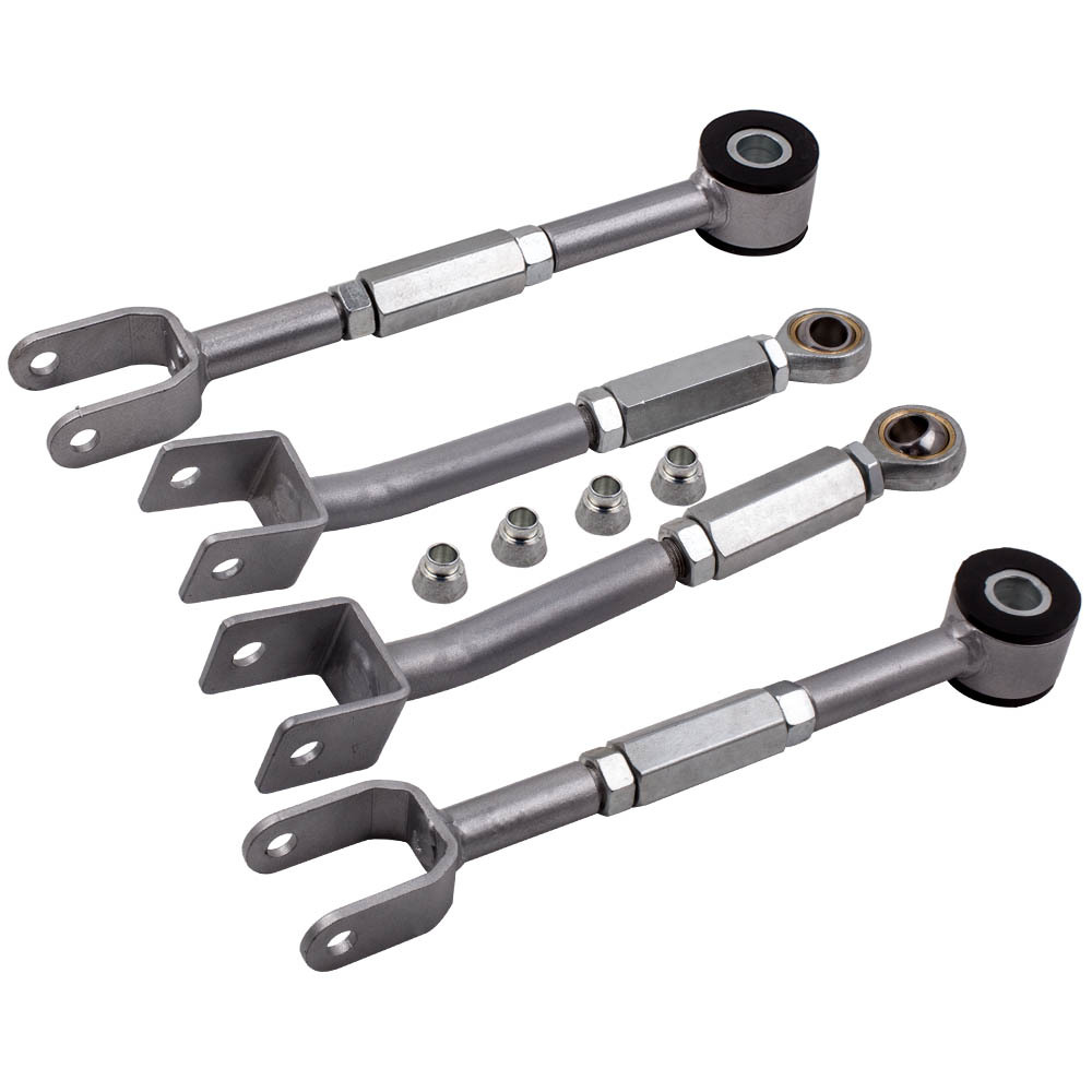 Adjustable Rear Camber/Control Arm + Toe Traction Kit Compatible for Nissan 350Z Z33 2003-2009