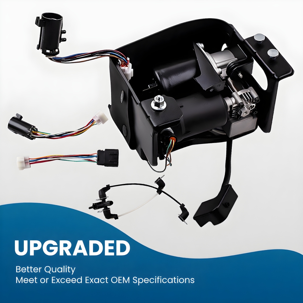 Air Suspension Compressor 2011 compatible for Cadillac Compatible for Escalade Premium 8Cyl 6.2L 376