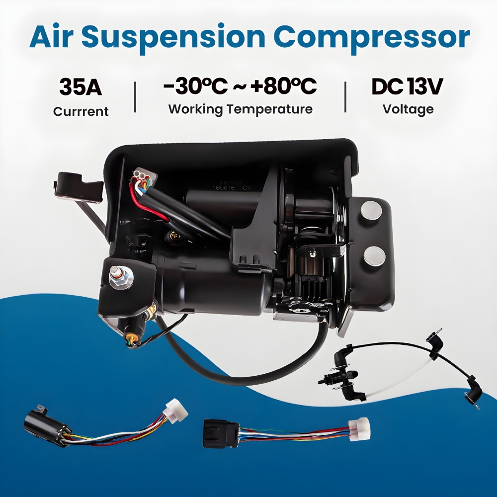 Air Suspension Compressor 2011 compatible for Cadillac Compatible for Escalade Premium 8Cyl 6.2L 376