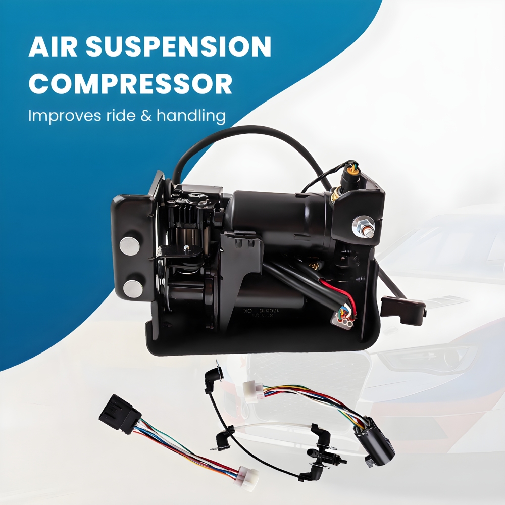 Air Suspension Compressor 2011 compatible for Cadillac Compatible for Escalade Premium 8Cyl 6.2L 376