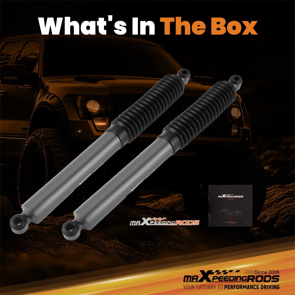 Rear Lift Shocks 2-5.5 compatible for Toyota Tacoma 2WD 4WD 1995-2004 Nitrogen Charged