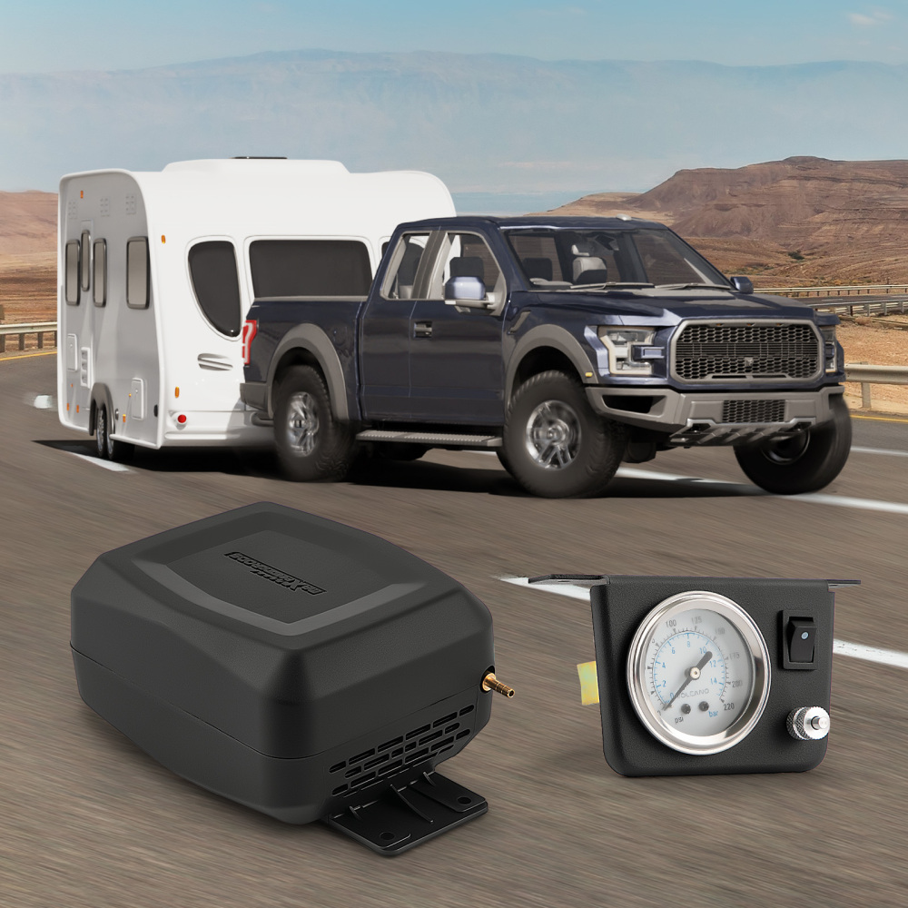 12V Air Suspension Compressor Controller Kit for Universal Vans Pickups