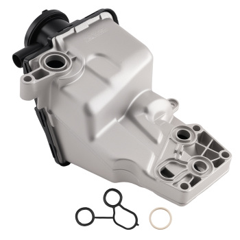 Engine Oil Filter Housing w/ Gasket Compatible for Volvo C30 2008-2013 / S60 T5 2012-2014