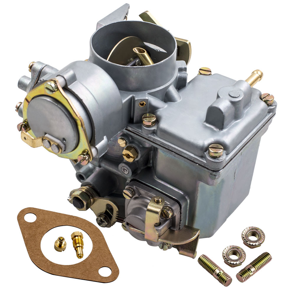 NEW dual 34 PICT-3 carburetor W/ screws 12V ELECTRIC Compatible for VW BEETLE 113129031K