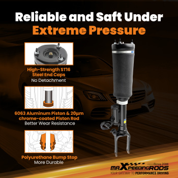 Aria Sospensione pneumatica Anteriore 2513203113 compatibile per Mercedes R-Classe W251 V251