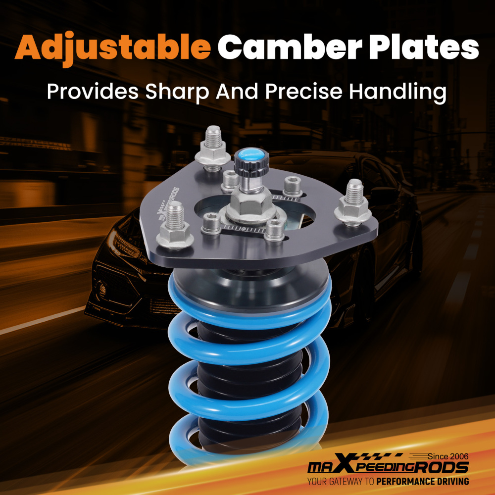 24 Ways DamperHeight Adjustment Coilover Compatible For Nissan S14 Silvia 1994-1998 Lowering Kit