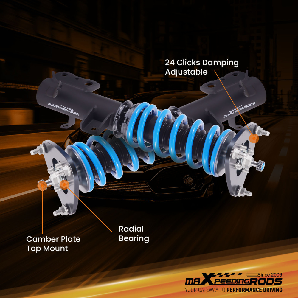 maXpeedingrods T6 lowering Coilover Kit Compatible for Subaru Impreza Sport / Base trims 2017 - 2023