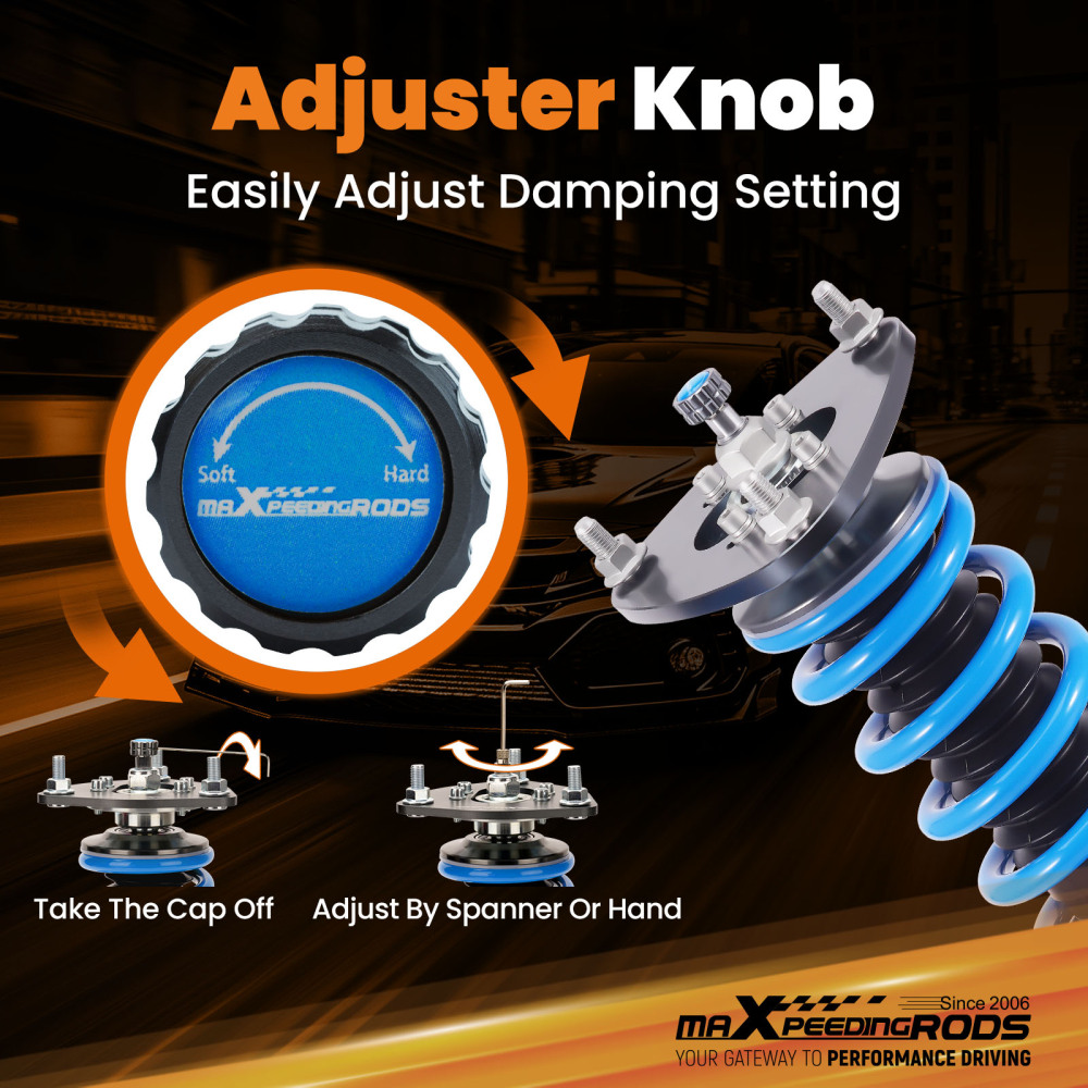 maXpeedingrods T6 lowering Coilover Kit Compatible for Subaru Impreza Sport / Base trims 2017 - 2023
