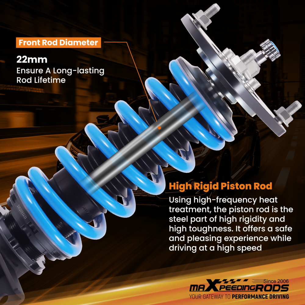 maXpeedingrods T6 lowering Coilover Kit Compatible for Subaru Impreza Sport / Base trims 2017 - 2023