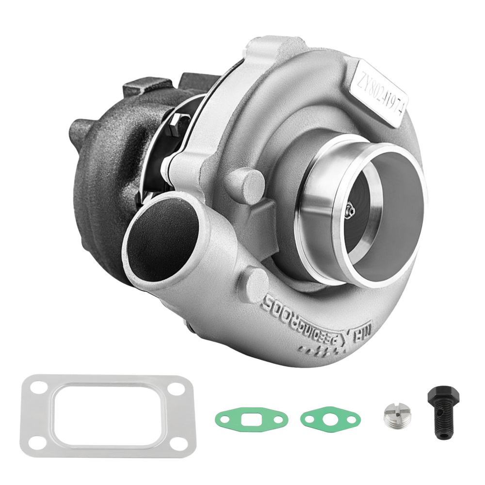 Aftermarket Turbo Street Type Billet Compressor Wheel Turbocharger 0.57 A/R 0.5 A/R For 1.5L-2.5L engine Oil Cooled