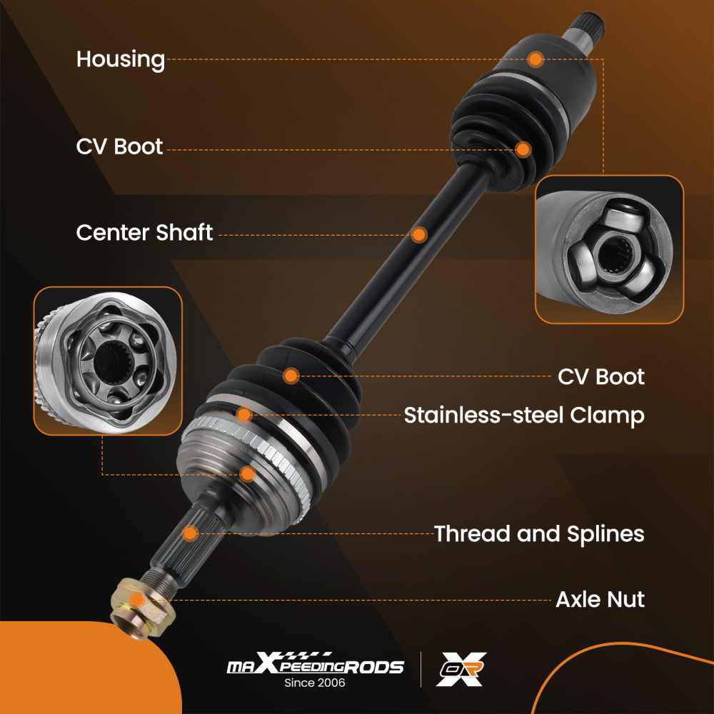 Front Pair CV Axle Assembly For Honda CR-V Auto Trans 1997 98 99 00 2001