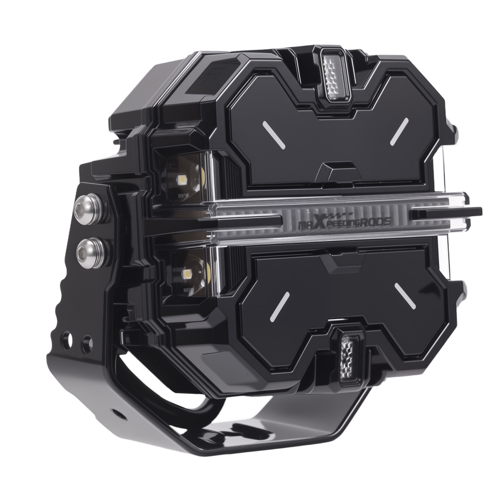 5inch Square 178W LED Driving Light Spot Beam DRL Amber 3000K compatible for White 6000K IP68