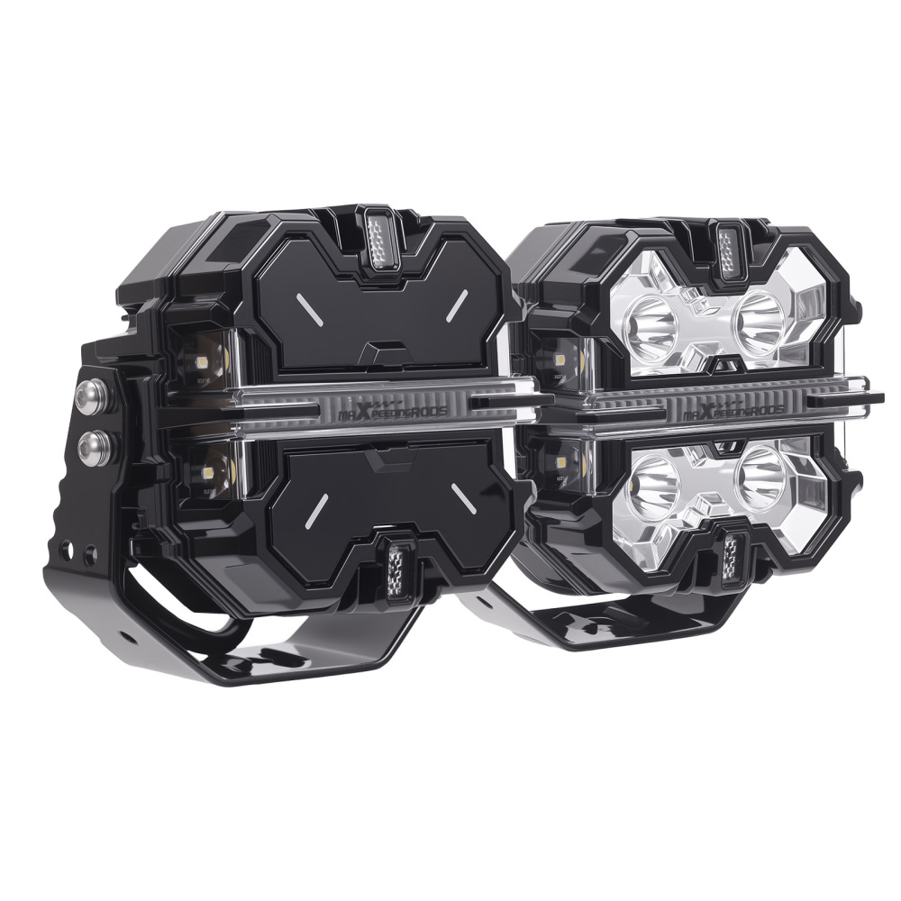 5inch Square 178W LED Driving Light Spot Beam DRL Amber 3000K compatible for White 6000K IP68