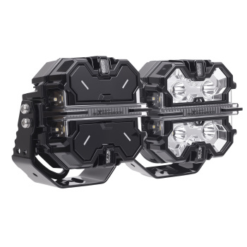 5inch Square 178W LED Driving Light Spot Beam DRL Amber 3000K compatible for White 6000K IP68