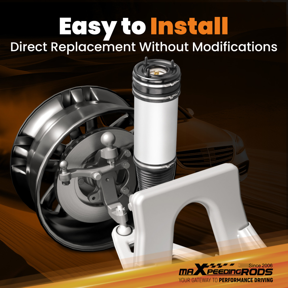 2x ARIA AMMORTIZZATORE MOLLA posteriore compatibile per Mercedes Benz Classe S w220 1998-05