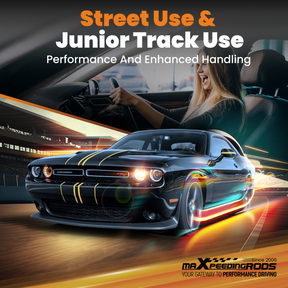 MaXpeedingrods T7 Coilover 24 Way Damper Lowering Kit compatible for Honda Civic 200120-05