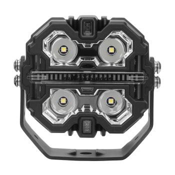 3.5 160W LED Pod Light Spot Beam DRL For Truck compatible for White Amber Side Shooter IP68