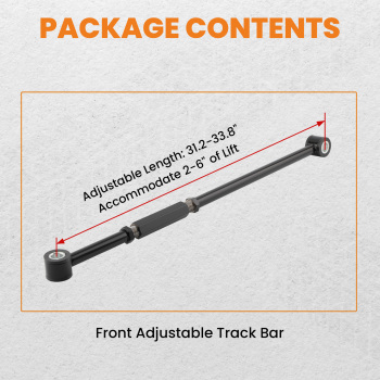 Compatible for Ford F250 compatible for Super Duty 2wd 4wd 1999-2004 Adjustable Track Bar for 2-6 inch Lift